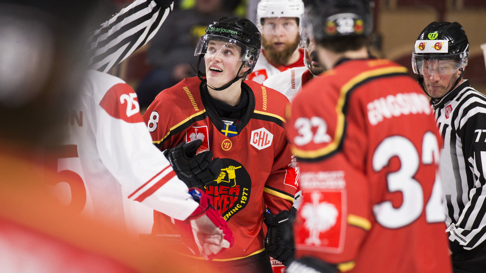 Noel Gunler spelade en av huvudrollerna när hans Luleå Hockey tog sig vidare till semifinal i CHL.