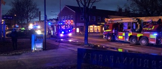 Brand rasade i verkstad       