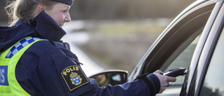 Man fast i polisens nykterhetskontroll 