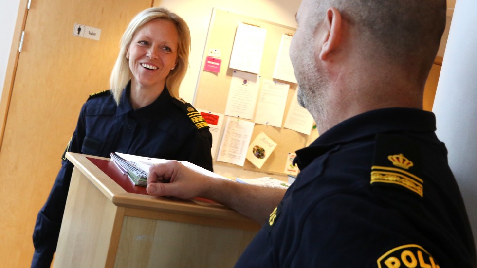 Johanna Åström, chef för utredningssektion på Polisen på Gotland, har arbetat med starta upp projektet ”Snabbare lagföring i brottmål” vid polisen.