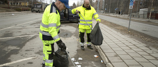 Stan full av skräp efter cruisingkväll