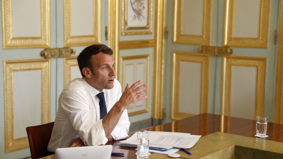 Frankrikes president Emmanuel Macron.