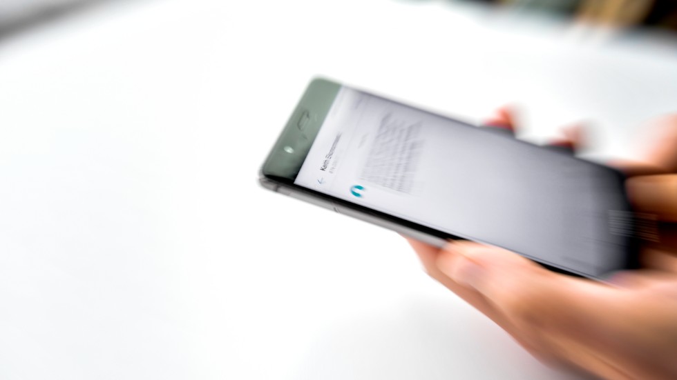 Sms:et uppgavs komma från en säkerhetsavdelning (genrebild).
