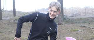 Robin sexa på juniorernas SM i discgolf