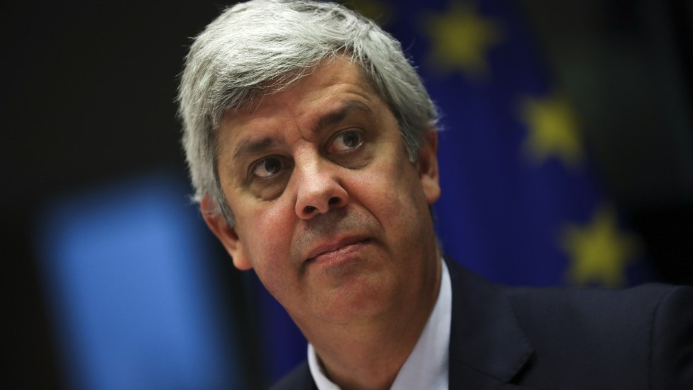 Eurofinansministrarnas mötesordförande Mario Centeno har ett tufft möte framför sig. Arkivfoto.