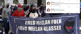 Vänsterpolitiker visade stöd för Antifa:  "En självklarhet"