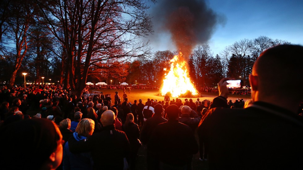 Den fortsatta smittspridningen gör att årets Valborgsfirande i Valdemarsvik ställs in för andra året. (Arkivbild)