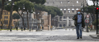 Nedstängningen förlängs i Italien