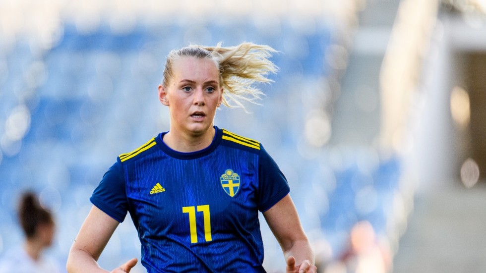 Stina Blackstenius gjorde på tisdagen sitt första träningspass med Kopparberg/Göteborg. Klubbytet ser hon som en spännande utmaning.