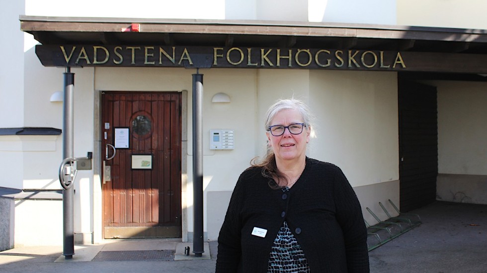 Karin Nyström, rektor på Vadstena folkhögskola.