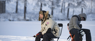 Kall fiskepremiär på Abborrtjärn