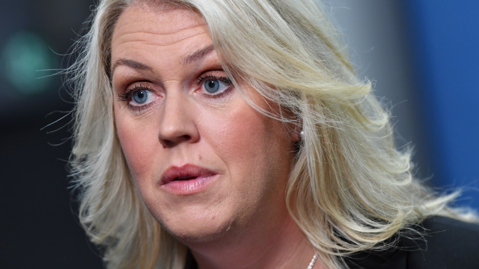 Socialminister Lena Hallengren (S), med ansvar för bland annat sjukvårdspolitiken. 
