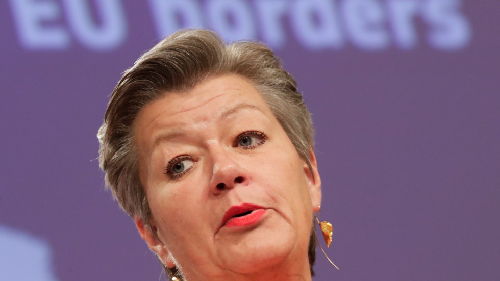 EU:s inrikeskommissionär Ylva Johansson. Arkivfoto.