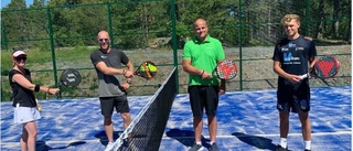 Premiär för ny padelbana i Tallparken