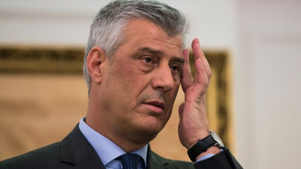 Kosovos president Hashim Thaci. Arkivbild.