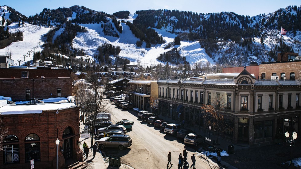 Aspen i Colorado, USA. Arkivbild.