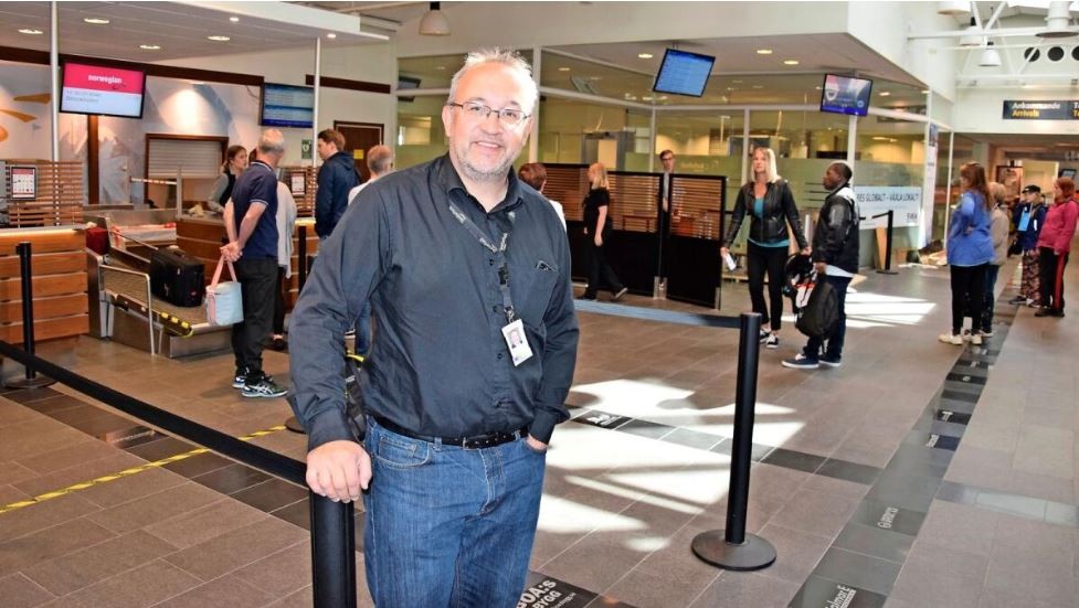 Robert Lindberg, vd på Skellefteå airport.