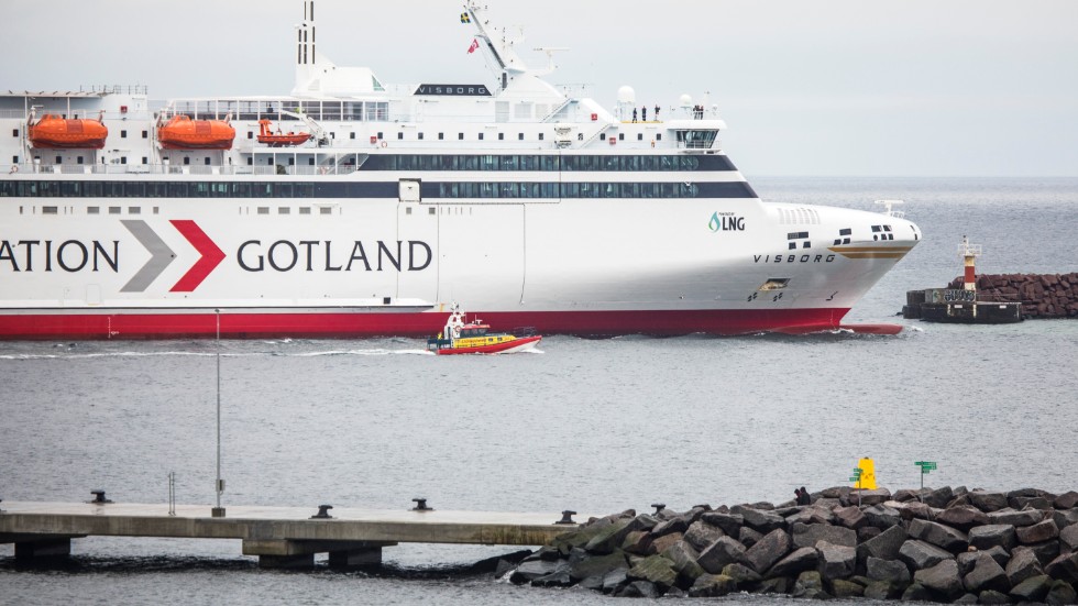 Systerfartygen M/S Visborg och M/S Thjelvar går båda på trafik mellan Visby och Nynäshamn i sommar.