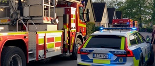 Svårsläckt brand efter matlagning