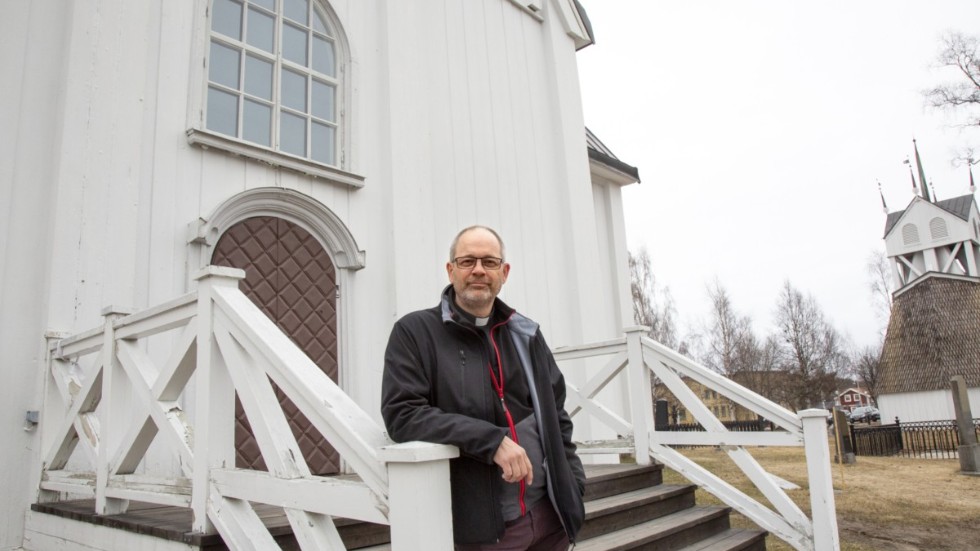 Mats Björk kommer att utgå från sitt hem i Skellefteå i sitt nya arbete som mobil präst.