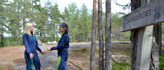 Skogsnära dans för barn bland mossa, barr och kvistar