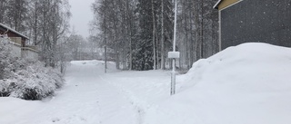 Varning för ymnigt snöfall och hårda vindar