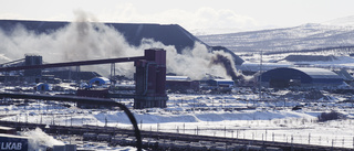 Larm om brand på LKAB:s industriområde