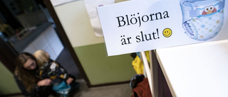 Inga gratis blöjor i barnomsorgen