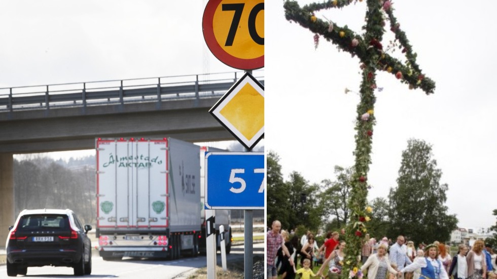 Kör utvilad, håll avstånden och undvik högtrycket på vägarna kring middagstid. Så lyder polisen Joakim Bengtssons trafikråd inför midsommarhelgen. 