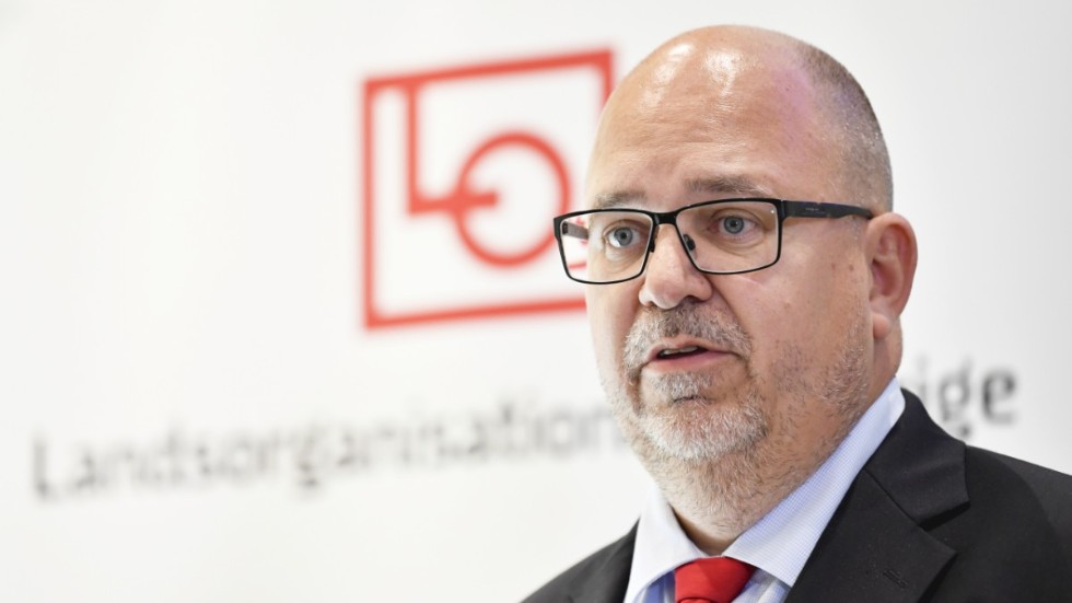 LO-basen Karl-Petter Thorwaldsson kan räkna hem fler medlemmar i krisen. Arkivbild.