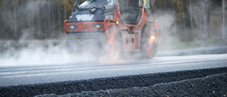 Här påverkas trafiken av arbetet med rondellen