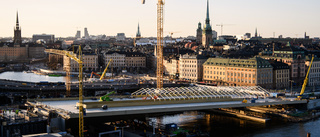 Guldbron vid Slussen får försenad premiär