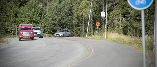 Insändare: Farlig cykelväg i kurvan