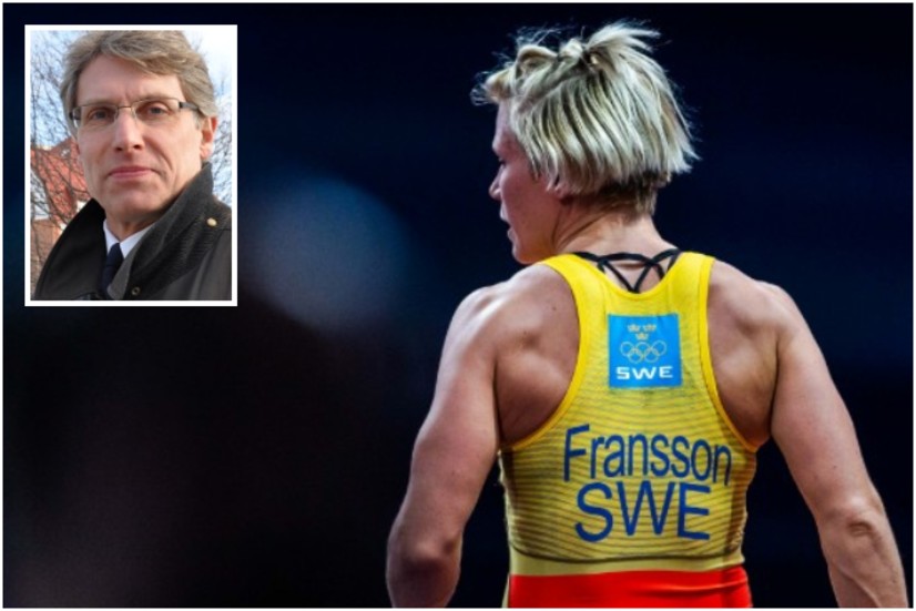 Gällivare SK:s ordförande Staffan Bröske (infälld i bild) talar ut om Jenny Fransson (t.h. i bild) positiva dopningstester.