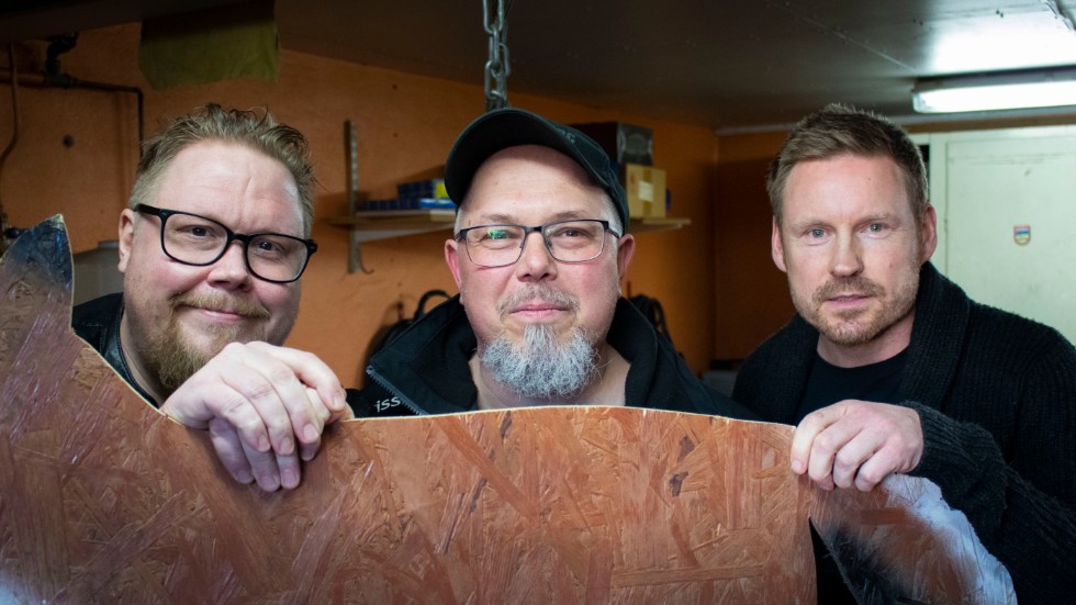 Jobbarkompisarna Ronny Samuelsson, Sören Pettersson och Henrik Staf har långt framskridna planer på att ta "rävhysset" till nya höjder.