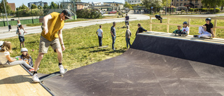 Visbys nya skateramp - "Barnen älskar den redan."