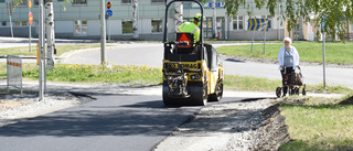 Glädje över nya cykelvägen på Erikslid – klar i dag