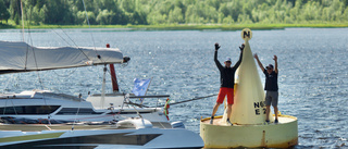 Midsummer sail - första målgången