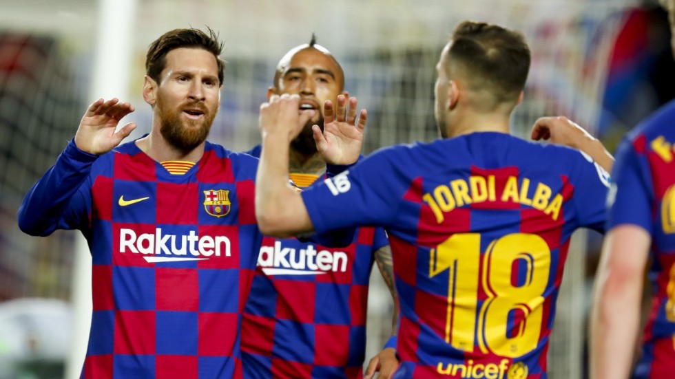 Det dröjer tills det blir matcher igen, men på måndag kan spelarna i La Liga i alla fall få börja träna i grupp igen. Arkivbild.