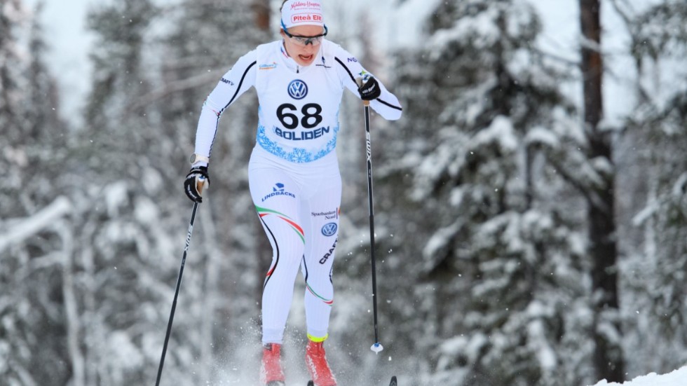 Sofia Henriksson, Piteå Elit, fick en kort skidsäsong, men är fullt motiverad för träningen inför nästa. 