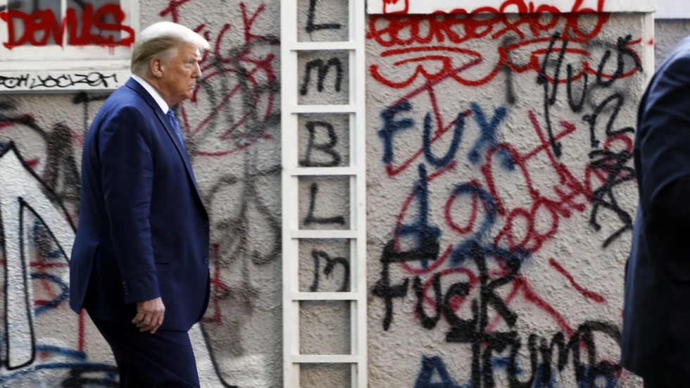 USA:s president Donald Trump i Washington DC.