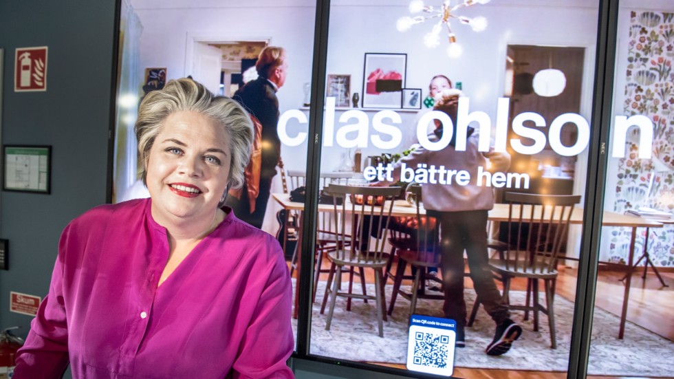 Lotta Lyrå, vd för Clas Ohlson. Arkivbild.