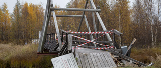 Bro rammad under vansinnesfärd