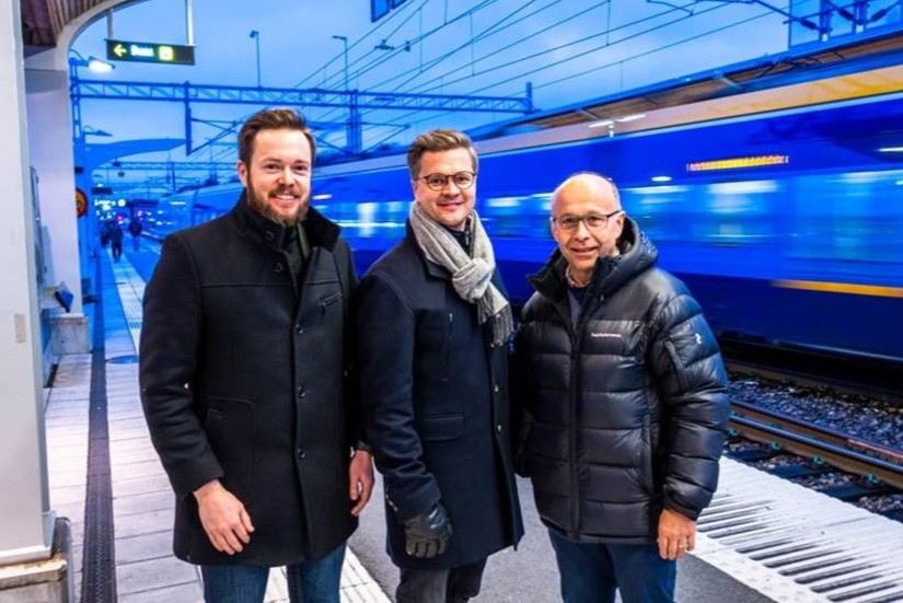 Joakim Berg, Norrtåg, Jonas Dahlberg, Nolia och Christer Berglund, Vy tåg.