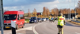 En till sjukhus efter trafikolycka