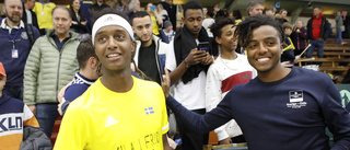 Elias Ymer storebror i uppvisningsmatchen