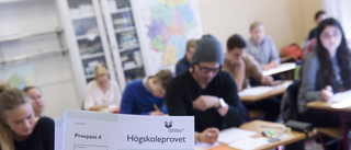 Universitetets åtgärd för helgens högskoleprov