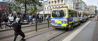 Tiotals frihetsberövade efter demonstration