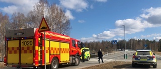 Moped har kört omkull i Piteå