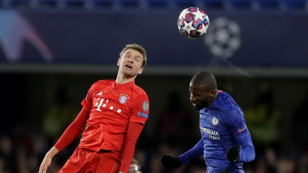 Bayern München vann den första åttondelsfinalen i Champions League över Chelsea i februari.